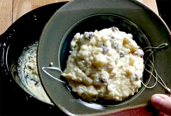 This old fashioned rice pudding recipe in the slow cooker is so creamy and easy to make, uses Arborio rice and raisins, and is THE Ultimate Comfort Food!  Be sure to double the recipe though, coz it won't last long!