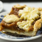 Pumpkin slab pie is a great dessert that just keeps on giving! It will definitely feed a crowd of folks and then some! And it's absolutely delicious eaten cold for breakfast. An easy pumpkin pie recipe, that's double to fit on a cookie sheet or jelly roll pan, and you can use these cute pie crust leaf cutters!
