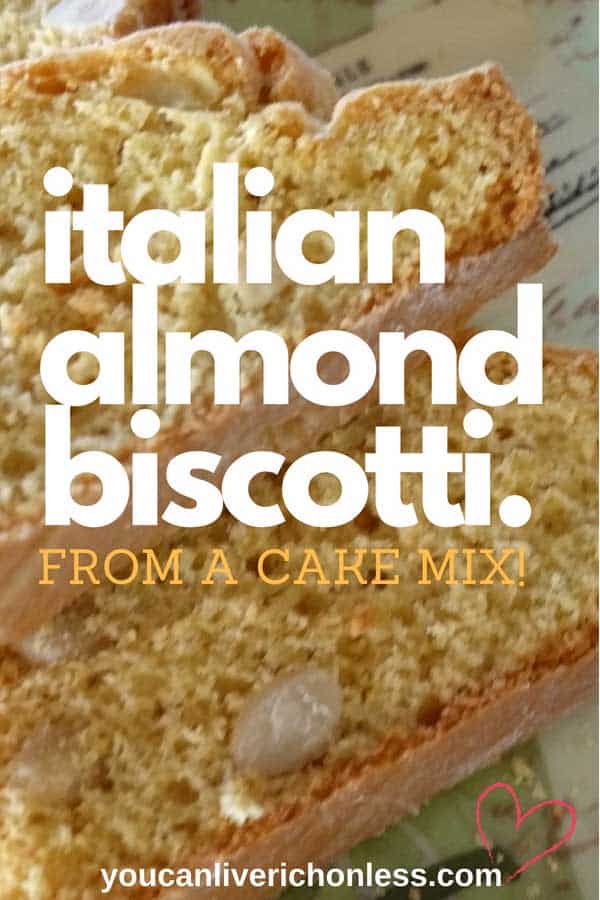 Cake Mix Biscotti A Delicious Biscotti Cake That's So Easy!