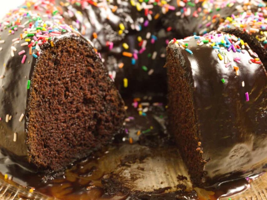 The Best Buttermilk Chocolate Cake You Make in One Bowl!