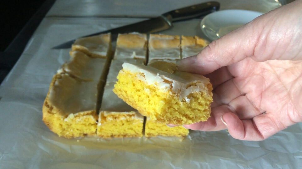 The Best Lemon Brownies (Easy Cake Mix Recipe) Pie Lady Bakes