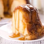 peach cobber pound cake recipe feature image