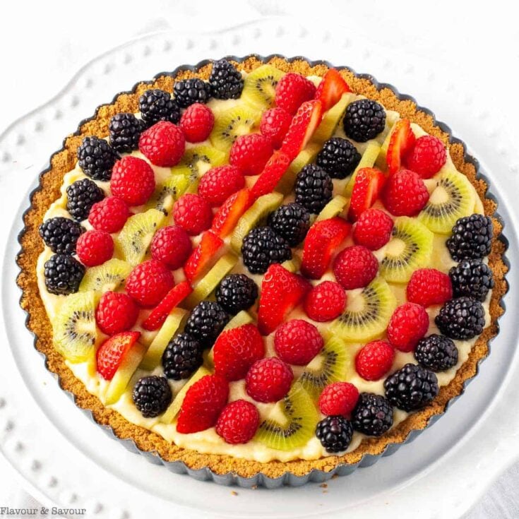 Image for Fresh Fruit Tart with Vanilla Pastry Cream