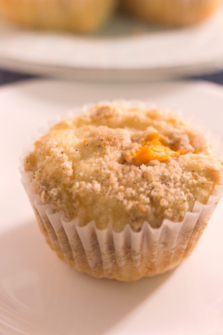 Peach Cobbler Muffins Pie Lady Bakes