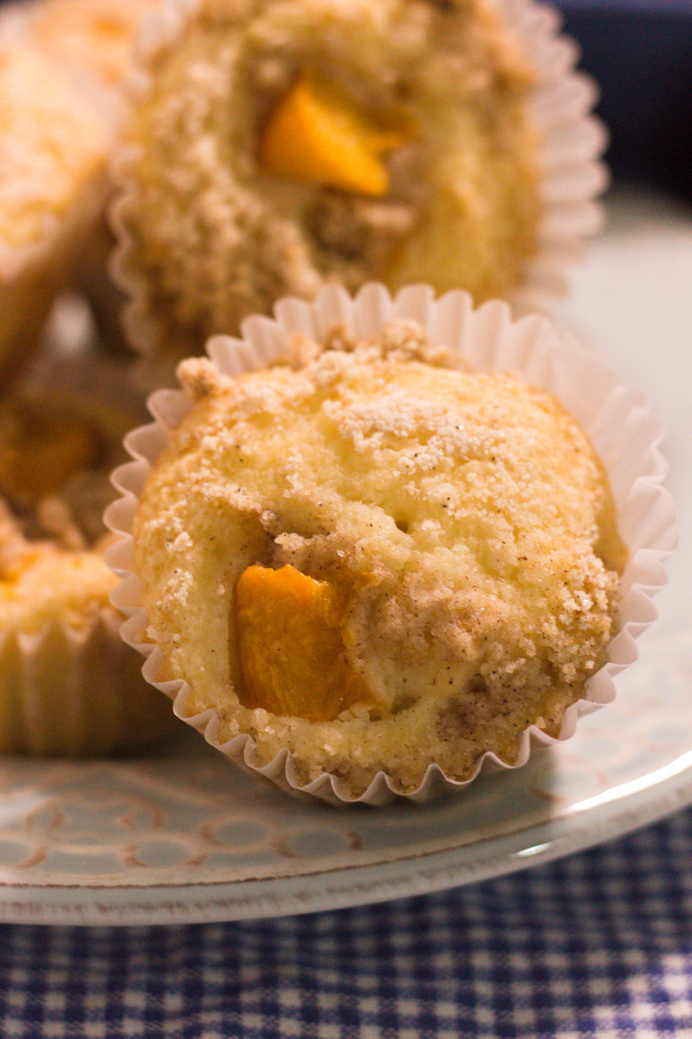 Peach Cobbler Muffins Pie Lady Bakes