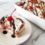 no bake banana split dessert recipe.