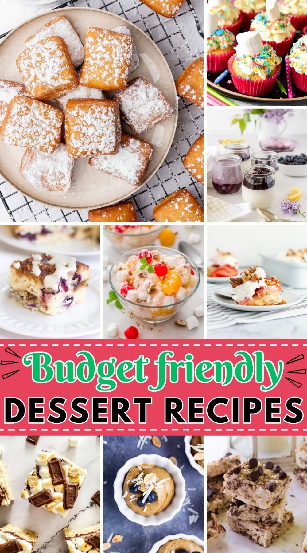 Budget friendly dessert recipes.